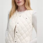 TOMMY HILFIGER WOMEN'S SLEEVELESS JACKET NATURAL