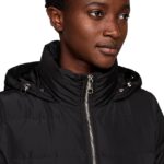 TOMMY HILFIGER WOMAN HERITAGE DOWN TYRA MAX WIH FUR BLACK - Image 2