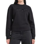 HUGO WOMEN'S SWEATSHIRT HUGO EASY CREW 5 BLACK