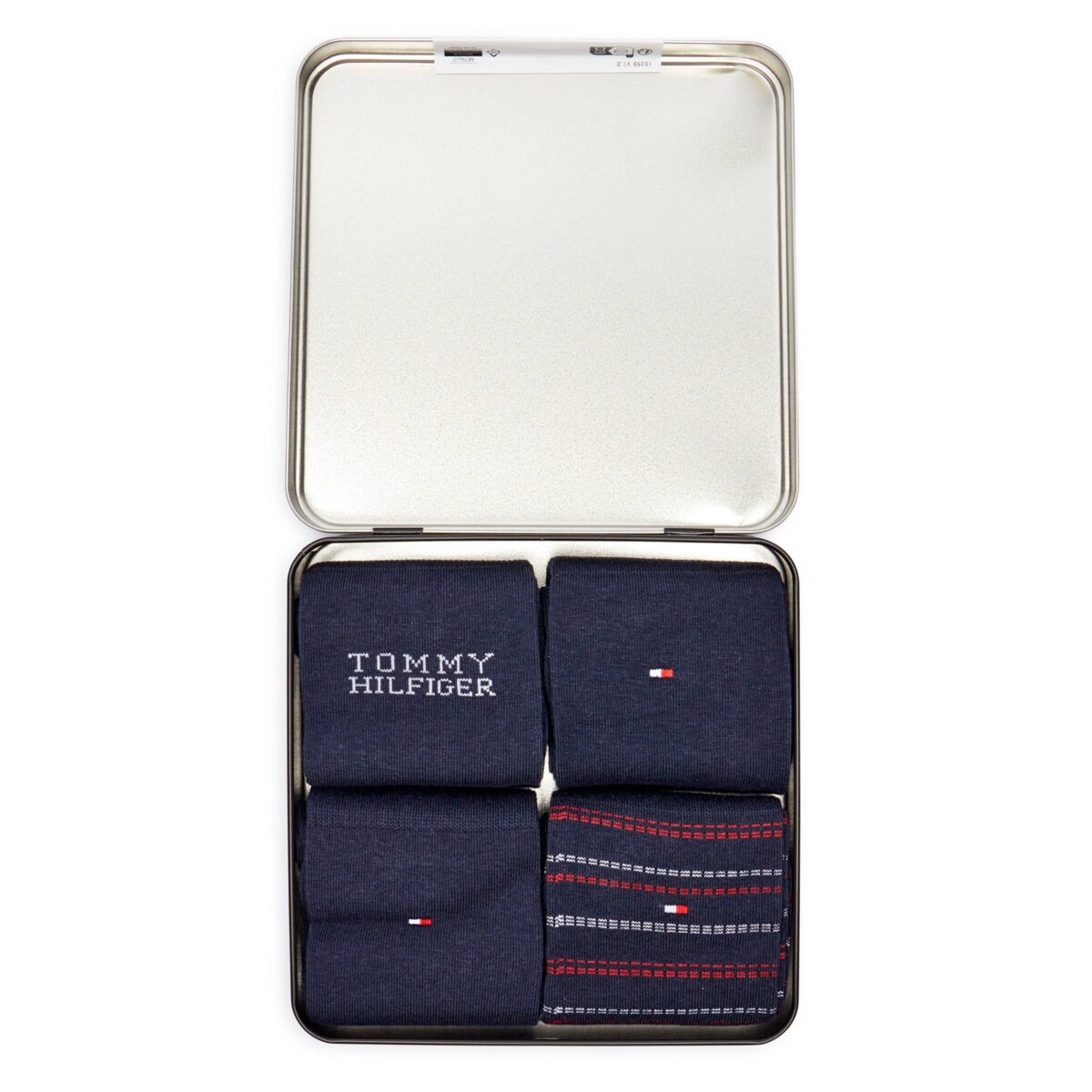 TOMMY HILFIGER MEN 4 PACK GIFT SET SOCKS NAVY BLUE - Image 3