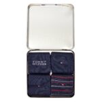 TOMMY HILFIGER MEN 4 PACK GIFT SET SOCKS NAVY BLUE - Image 3