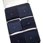 TOMMY HILFIGER MEN 6 PACK GIFT SET SOCKS NAVY BLUE - Image 2