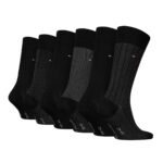 TOMMY HILFIGER MEN 6 PACK GIFT SET SOCKS BLACK - Image 3