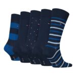 TOMMY HILFIGER MEN 5 PACK GIFT SET SOCKS NAVY BLUE - Image 2