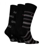 TOMMY HILFIGER MEN 3 PACK GIFT SET SOCKS BLACK - Image 2