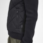 BARBOUR MEN NEWLAND QUILTED JUMPER BLACK - Image 3