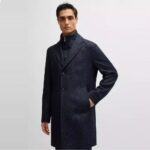 BOSS MEN COAT H-HYDE-BIB-234 BLUE