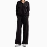 EMPORIO ARMANI CORE LADY STRETCH COTTON TRACKSUIT BLACK