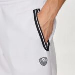 EMPORIO ARMANI MEN PREMIUM SHIELD STRETCH VISCOSE BLEND BERMUDA SHORTS WHITE - Image 4