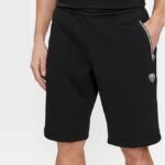 EMPORIO ARMANI MEN PREMIUM SHIELD STRETCH VISCOSE BLEND BERMUDA SHORTS BLACK - Image 2