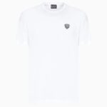 EMPORIO ARMANI MEN PREMIUM SHIELD STRETCH VISCOSE BLEND CREW NECK T-SHIRT WHITE - Image 4