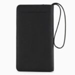 EMPORIO ARMANI MEN ASV REGENERATED SAFFIANO LEATHER ORGANISER WITH EAGLE PLATE BLACK BEAUTY - Image 2