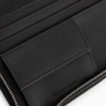 EMPORIO ARMANI MEN ASV REGENERATED SAFFIANO LEATHER ORGANISER WITH EAGLE PLATE BLACK BEAUTY - Image 6