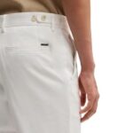 BOSS MEN C-GENIUS SLIM-FIT TROUSERS WASHABLE STRETCH COTTON WHITE - Image 3