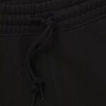 HUGO MEN COTTON-TERRY SHORTS WITH EMBROIDERED LOGO BLACK - Image 6