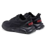 HUGO MEN LEON RUNN SHOES BLACK - Image 3