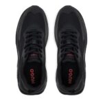 HUGO MEN LEON RUNN SHOES BLACK - Image 5