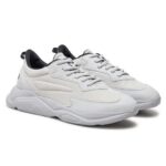 HUGO MEN LEON RUNN SHOES PASTEL GREY - Image 2