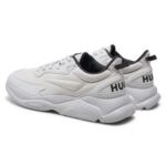 HUGO MEN LEON RUNN SHOES PASTEL GREY - Image 3