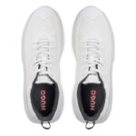 HUGO MEN LEON RUNN SHOES PASTEL GREY - Image 4