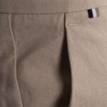 BOSS MEN H-KAITO SLIM-FIT TROUSERS IN A STRETCH COTTON BLEND LIGHT BEIGE - Image 3