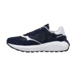 EMPORIO ARMANI MEN EA7 TRAINERS SKY CAPTAIN/WHITE - Image 2