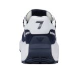 EMPORIO ARMANI MEN EA7 TRAINERS SKY CAPTAIN/WHITE - Image 5