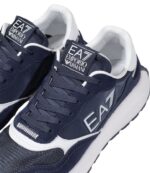 EMPORIO ARMANI MEN EA7 TRAINERS SKY CAPTAIN/WHITE - Image 6