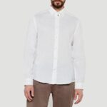 BOSS MEN H-LIAM REGULAR FIT LINEN SHIRT WHITE