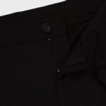 BOSS MEN SLIM FIT TROUSERS IN WATER REPELLENT STRETCH FABRIC BLACK - Image 4