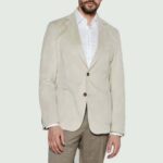BOSS MEN C-HANDRY SLIM-FIT BLAZER LIGHT BEIGE