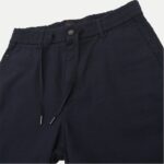 BOSS MEN SLIM-FIT LINEN SHORTS DARK BLUE - Image 4