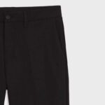 BOSS MEN SLIM-FIT SHORTS IN WATER-REPELLENT STRETCH FABRIC BLACK - Image 5