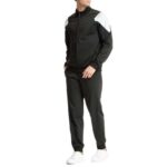 EMPORIO ARMANI EA7 TUTA GYM TECHNICAL FABRIC TRACKSUIT BLACK-WHITE - Image 2