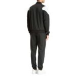 EMPORIO ARMANI EA7 TUTA GYM TECHNICAL FABRIC TRACKSUIT BLACK-WHITE - Image 3