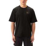 EMPORIO ARMANI MEN EA7 GOLD LABEL SHORT SLEEVED T-SHIRT BLACK