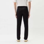 HUGO MEN GETLIN251 COTTON BLEND TROUSERS BLACK - Image 2