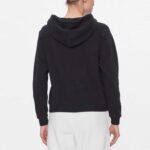 POLO RALPH LAUREN WOMAN FLEECE PULLOVER HOODIE SWEATSHIRT BLACK - Image 2