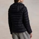 POLO RALPH LAUREN WOMAN WATER-RESISTANT PACKABLE HOODED JACKET BLACK - Image 2