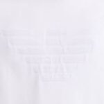 EMPORIO ARMANI MEN JERSEY JACQUARD LOGO T-SHIRT BIANCO - Image 3