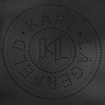 KARL LAGERFELD WOMEN K/CIRCLE MEDIUM TOTE BAG BLACK - Image 5