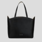 KARL LAGERFELD WOMEN K/CIRCLE MEDIUM TOTE BAG BLACK - Image 2