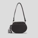 KARL LAGERFELD WOMEN K/WELLEN SADDLE BAG BLACK - Image 2