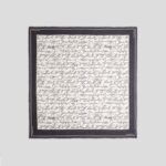 KARL LAGERFELD WOMEN K/ESSENTIAL SCRIBBLE SCARF CANNOLI CREAM - Image 2