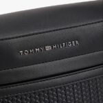 TOMMY HILFIGER MEN METAL LOGO WOVEN BUM BAG BLACK - Image 4