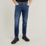 G-STAR MENS 3301 SLIM FIT JEANS ELTO SUPERSTRETCH MEDIUM AGED