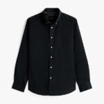 TOMMY HILFIGER MEN TH FLEX REGULAR FIT POPLIN SHIRT BLACK - Image 5