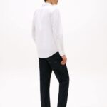 TOMMY HILFIGER MEN TH FLEX REGULAR FIT POPLIN SHIRT WHITE - Image 2