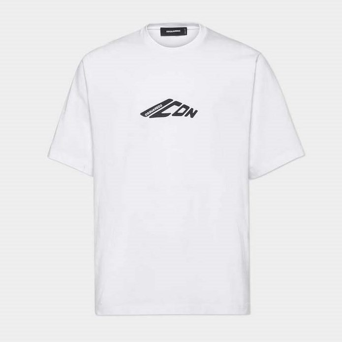 S79GC0116D20020-100-1 DSQUARED2 MEN COOL FIT CREW NECK ICON NEW GENERATION T-SHIRT - Image 1