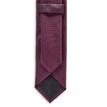 HUGO MEN'S SILK-BLEND TIE 6 CM DARK RED - Image 2